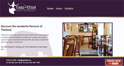 Desktop Screenshot of newthai.ca